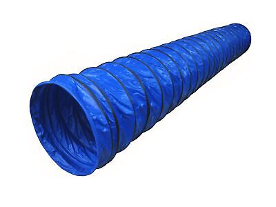 Cool Runners 470GSM PVC Dog Agility Round Tunnel, 118 by 24-Inch, 8-Inch Pitc...