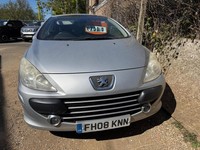 2008 Peugeot 307 CC 2.0 16v S 2dr CONVERTIBLE Petrol Manual