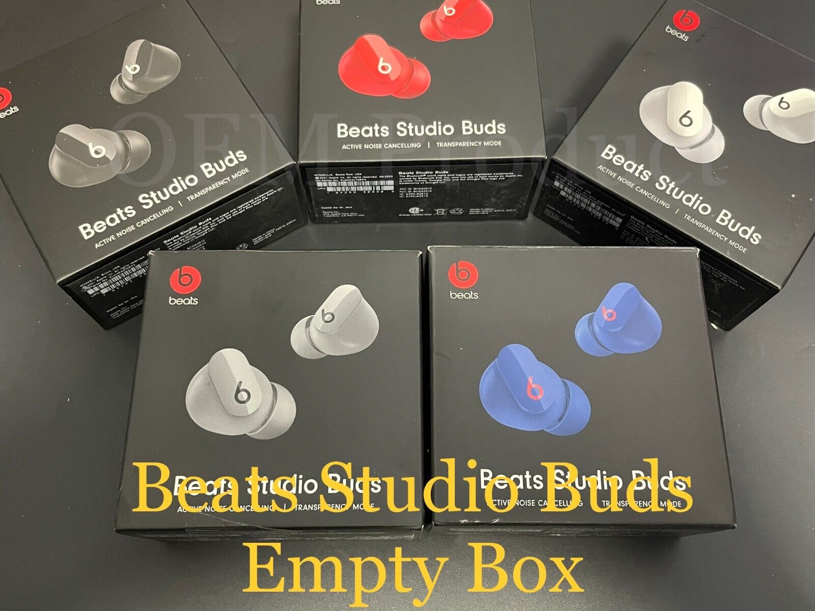 OEM Original Beats by Dr. Dre Studio Buds ONLY EMPTY RETAIL OEM Original Beats by Dr. Dre Studio Buds ONLY EMPTY RETAIL