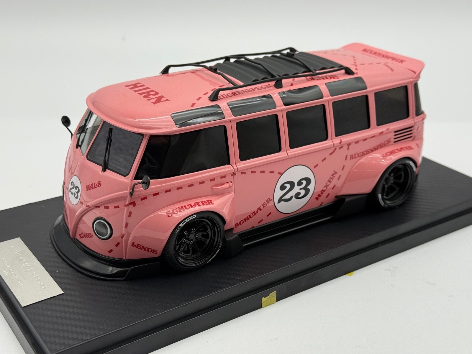 1/18 Robert Design VW Volkswagen T1 Beetle Pick Up in Ping