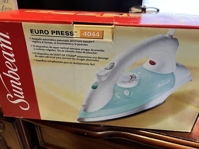 Sunbeam Euro Press Iron - 4041 w/Manual & Box