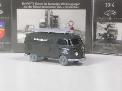 Wiking C&I Sondermodell VW T1 Kasten Lambertsen Tiefbau Werkzeugwagen