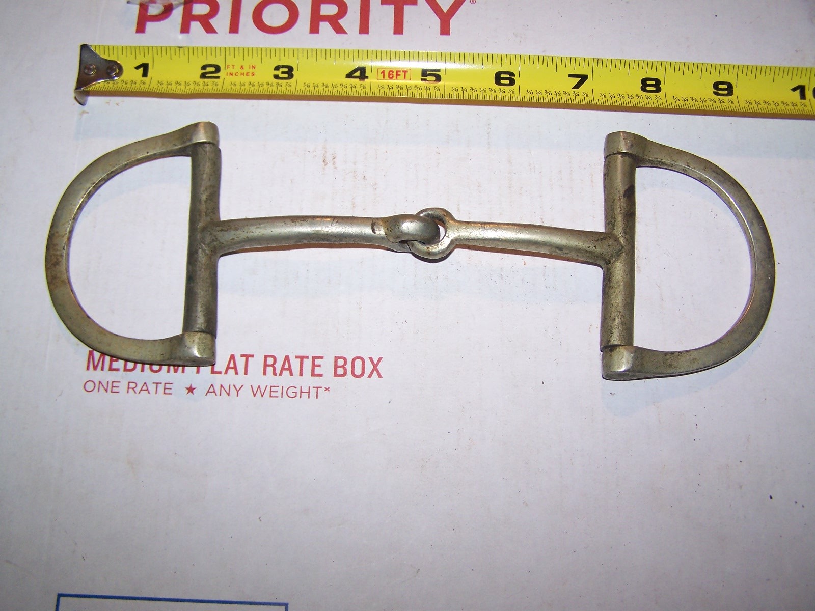 VINTAGE HORSE BRIDLE BIT NICKEL SILVER HORSE BRIDLE BIT