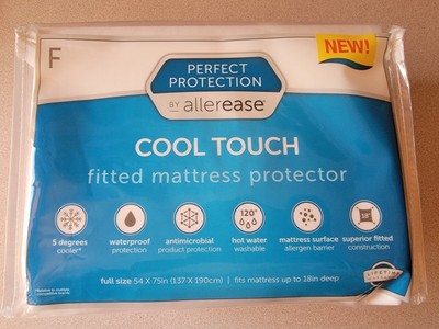 Allerease Perfect Protection Cool Touch Waterproof Machine Washable Fitted FULL