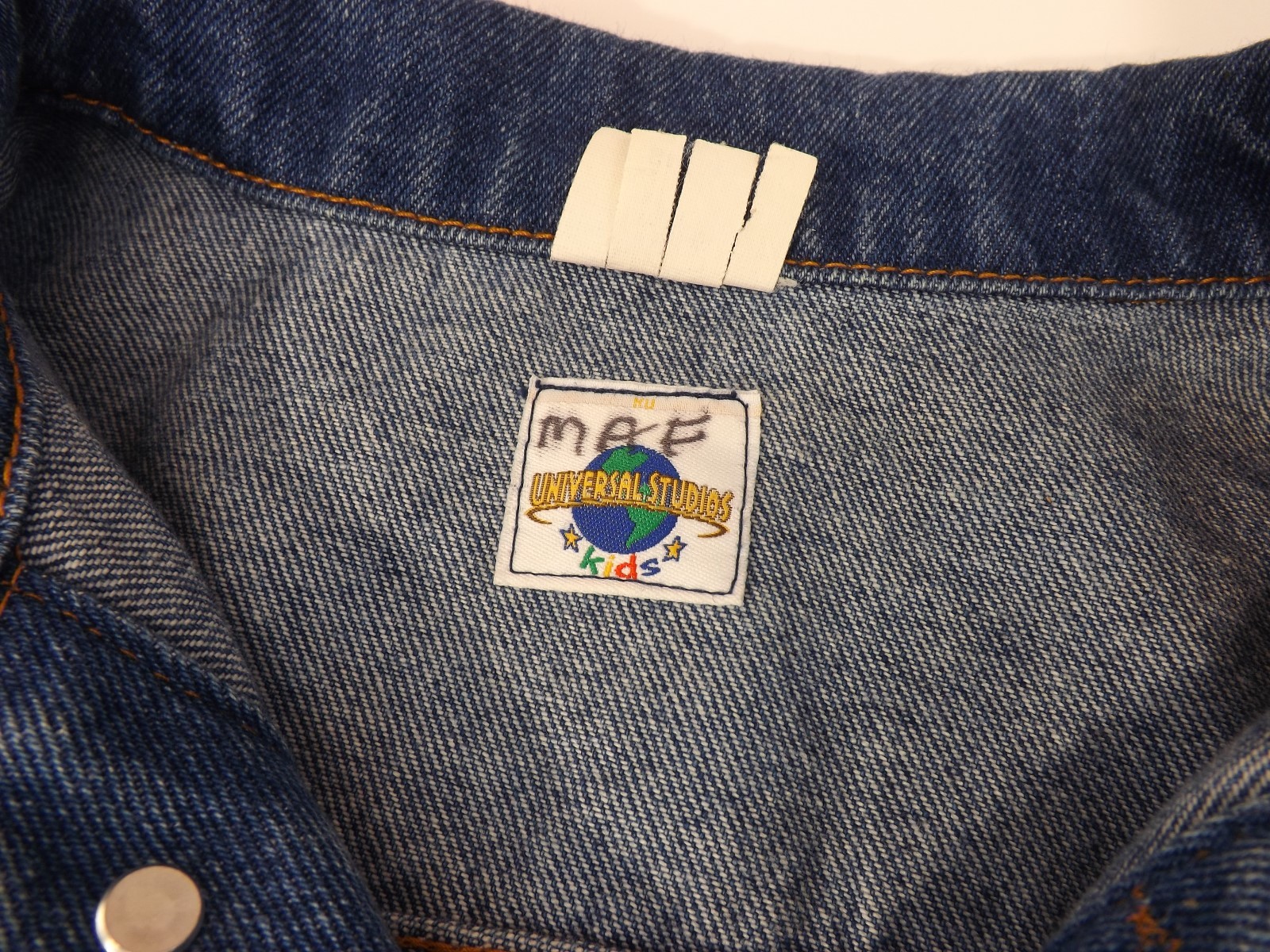 Universal Studios Florida Children Sz S Blue Denim Woody Woodpecker Jean Jacket