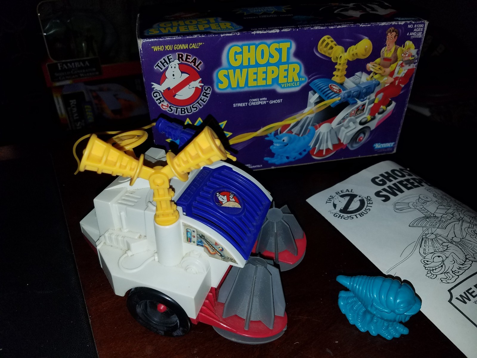 cool Vintage 1986 Kenner The Real Ghostbusters Ghost Sweeper complete in Box