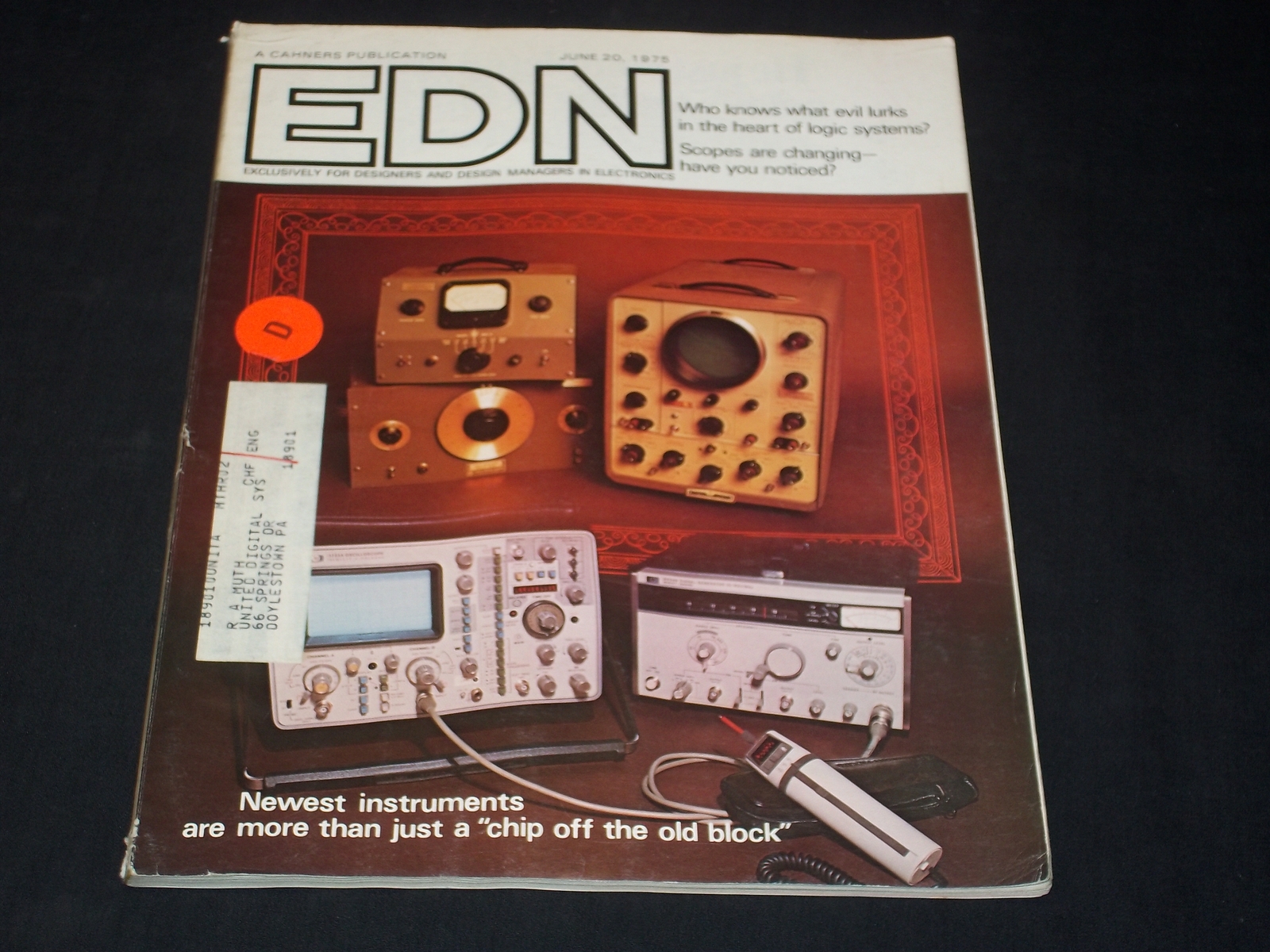 1975 JUNE 20 EDN MAGAZINE - COMPUTER INTERNET ISSUE - L 5882