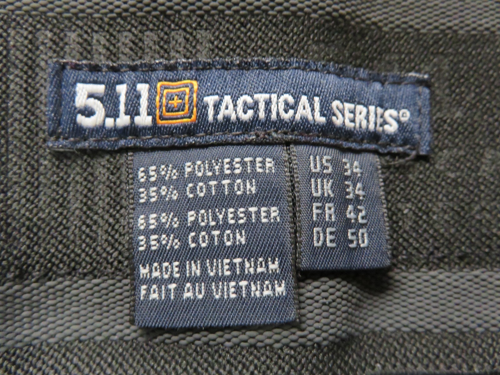 5.11 Tactical Series Navy Blue Slacks Pants Security Workwear 34x32 74338 Pants