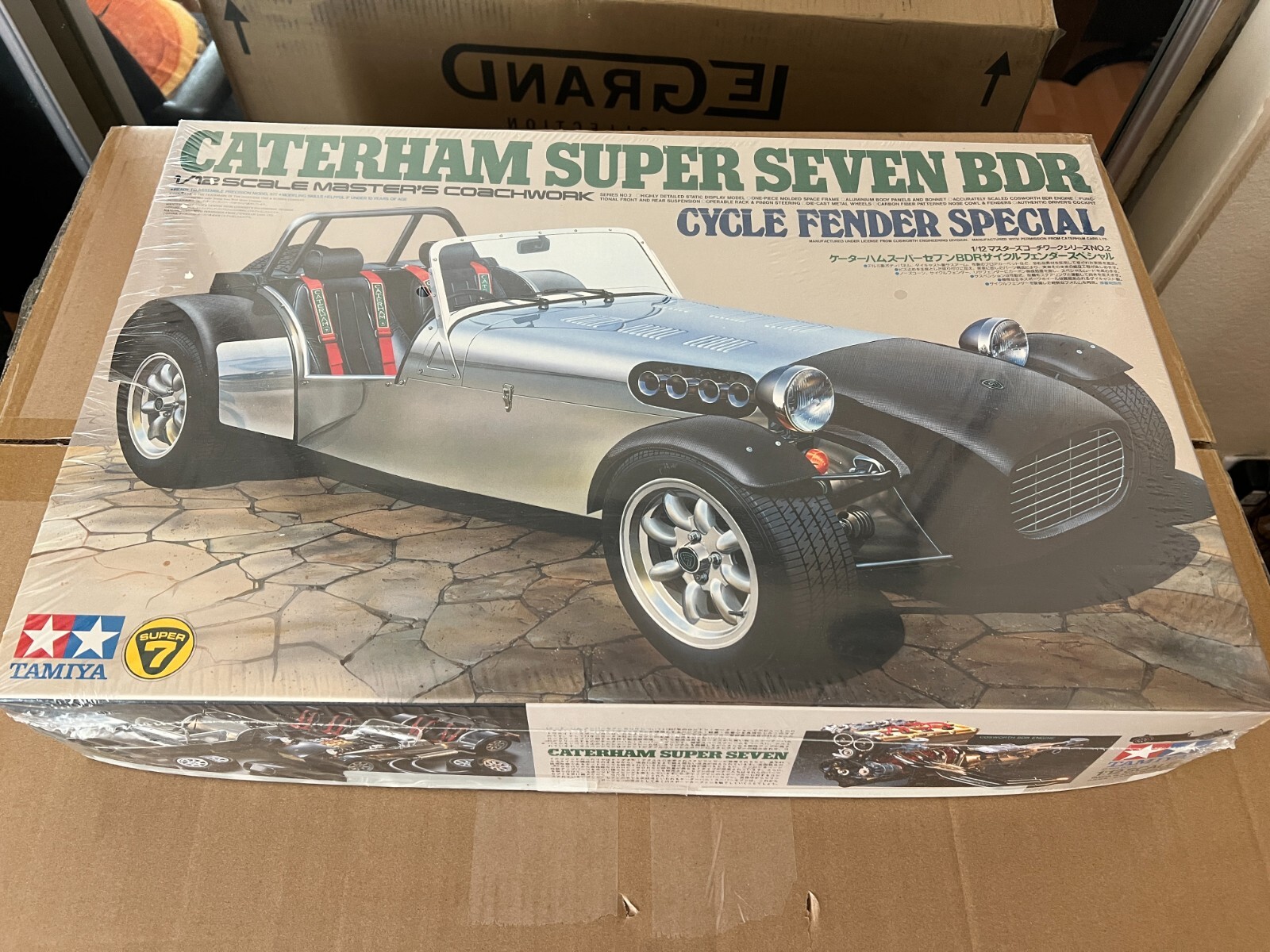No324 ミニカー1/12 Caterham BDR Cycle Fender TAMIYA 1/12 CATERHAM SUPER SEVEN BDR CYCLE FENDER SPECIAL