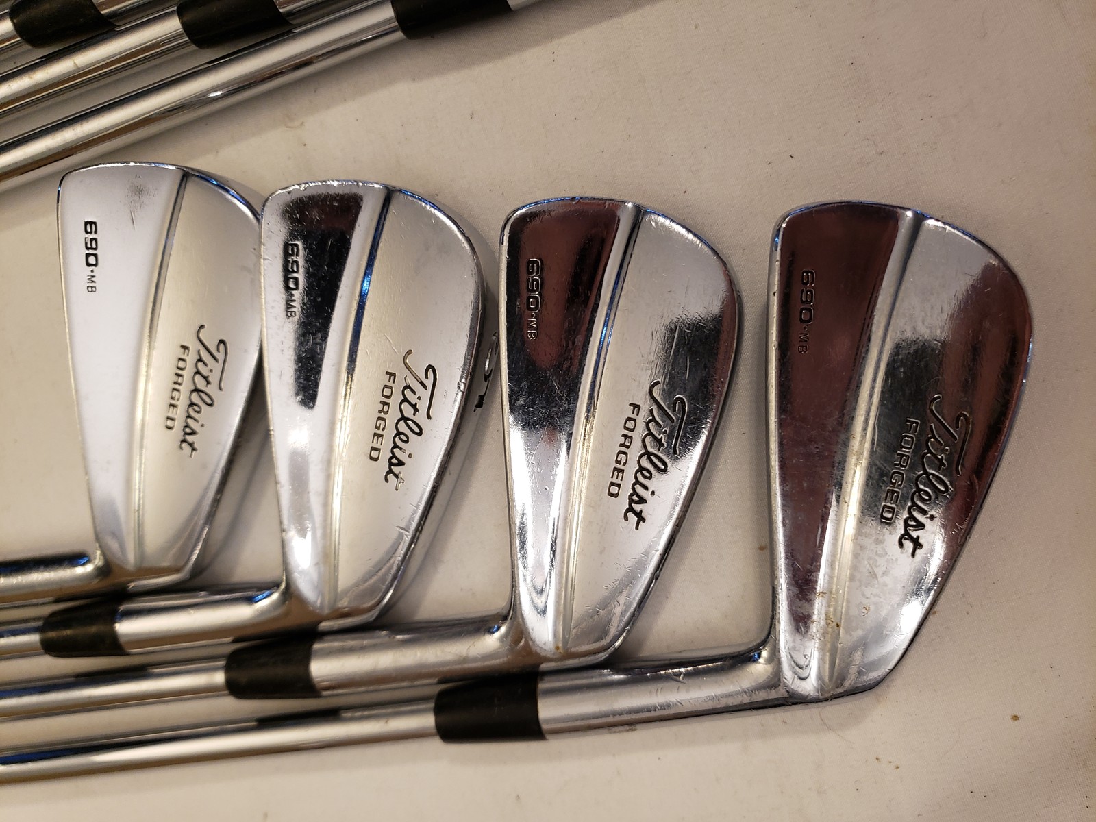 Used Titleist 690 MB Forged Iron Set (3-PW) 8 Irons - TT DG S300 Stiff - RH
