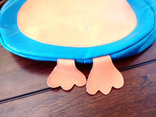 rare handmade PENGUIN kid's BACKPACK used as ballet dance bag