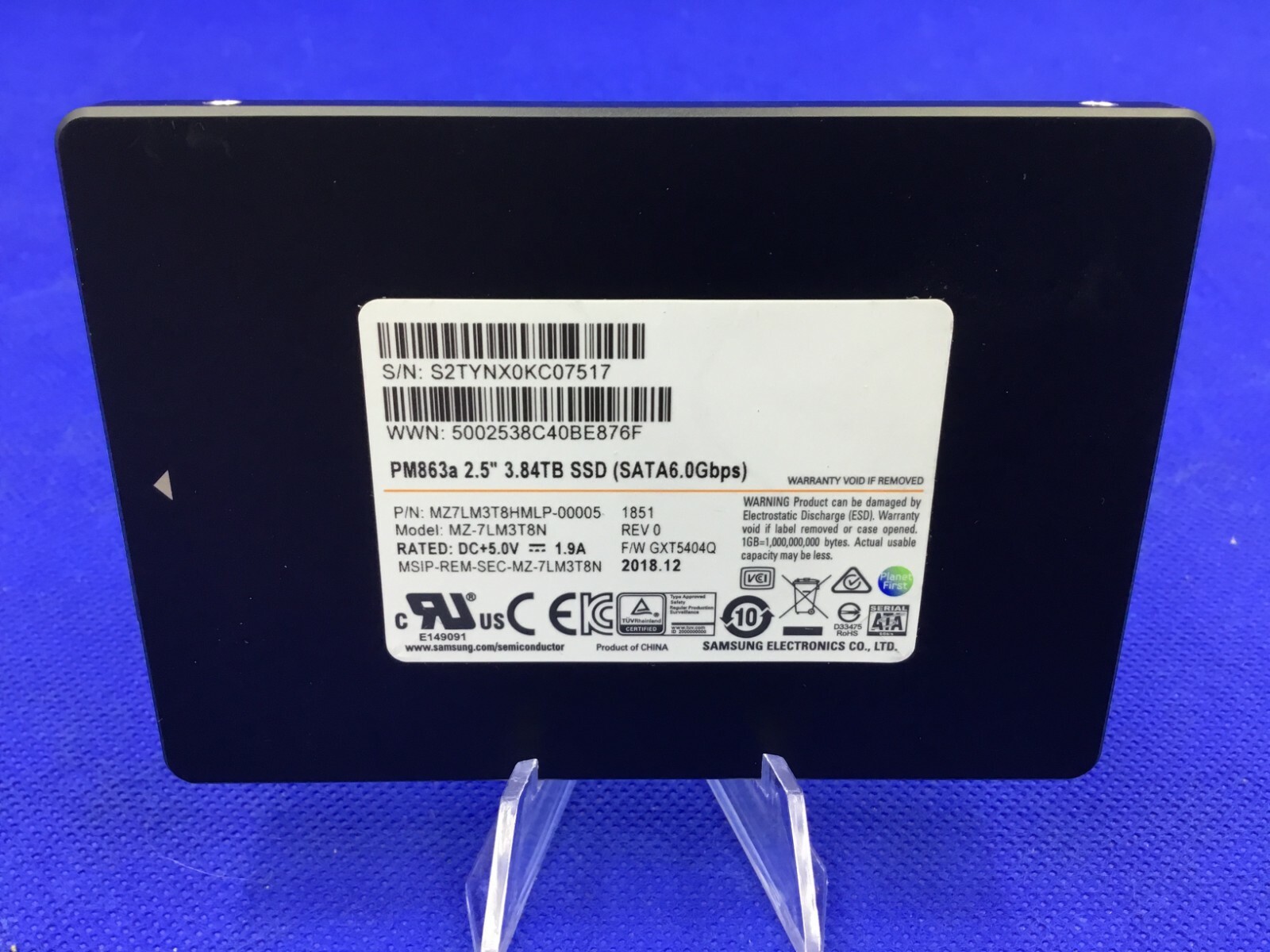 MZ-7LM3T8N SAMSUNG PM863a 3.84TB SATA 2.5in SSD | eBay MZ-7LM3T8N SAMSUNG PM863a 3.84TB SATA 2.5in SSD | eBay