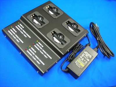 4 Bank StrongMetal Charger(UL)For Motorola CP040/GP3188/EP450/PR400#NTN4496/4851