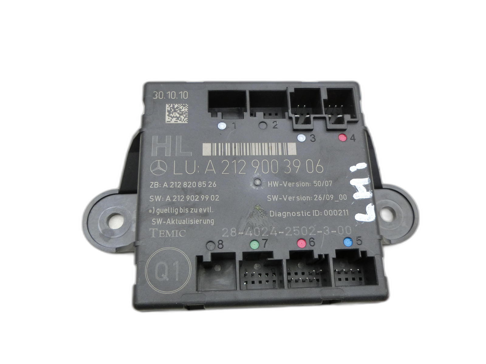 Appareil de commande Unité porte gauche arrière pour Mercedes W204 S204 C180 11-14 - Bild 1