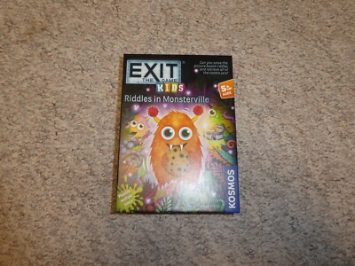 Exit the Game: Kids - Riddles in Monsterville Board Game - Complete!