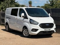2022 Ford Transit Custom 2.0 EcoBlue 130ps Low Roof D/Cab Limited Van 17K MILES 