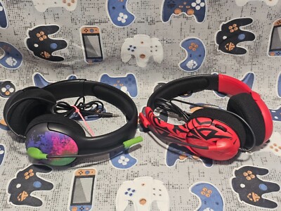 PDP Spirit Red Or Glow Space Dust Wired Headsets 3.5mm ANY SYSTEM *PICK COLOR*