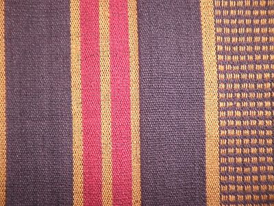 OSBORNE AND LITTLE  Lorca Amerindia Zuni Red/purple/gold stripes new remnant