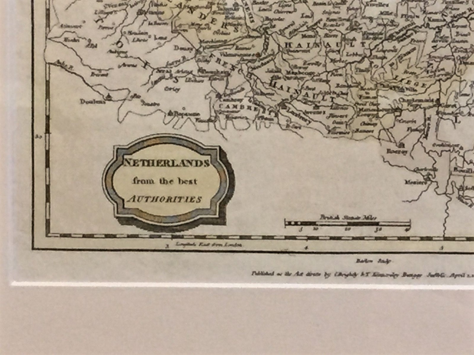Map Netherlands 1806