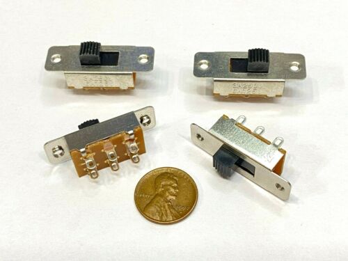 4 x slide switch toggle SS-22I 6 pin toggle 2p2t metal PCB G4
