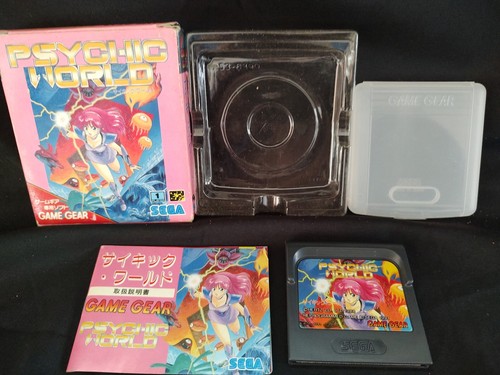 PSYCHIC WORLD SEGA GAME GEAR GG Cartridge,w/Manual, Box set PSYCHIC WORLD SEGA GAME GEAR GG Cartridge,w/Manual, Box set