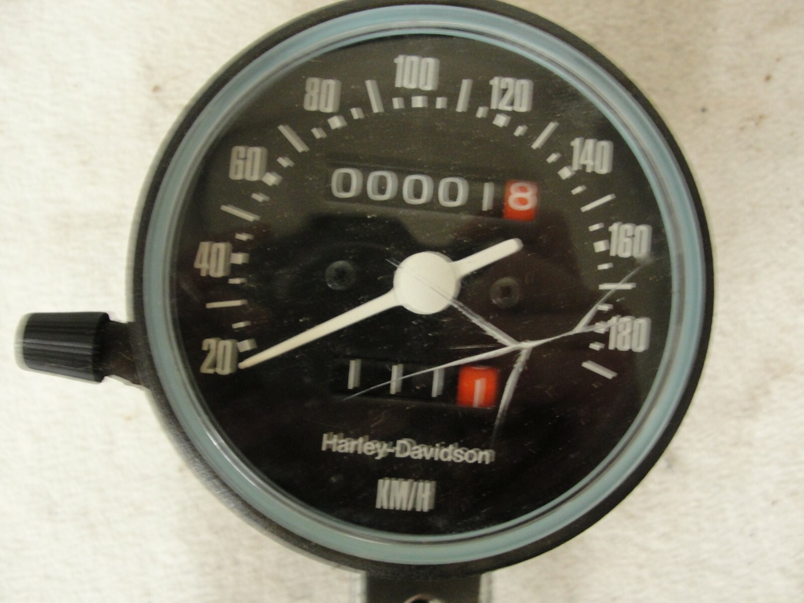DEFECT NOS Harley Davidson FXR FXRP Nippon Seiki Speedometer