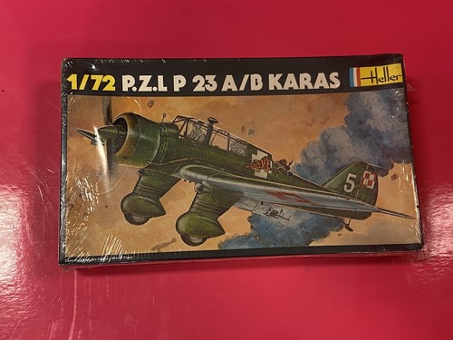 Heller P.Z.L P 23 A/B Karas 1/72 scale Vintage Airplane Heller P.Z.L P 23 A/B Karas 1/72 scale Vintage Airplane