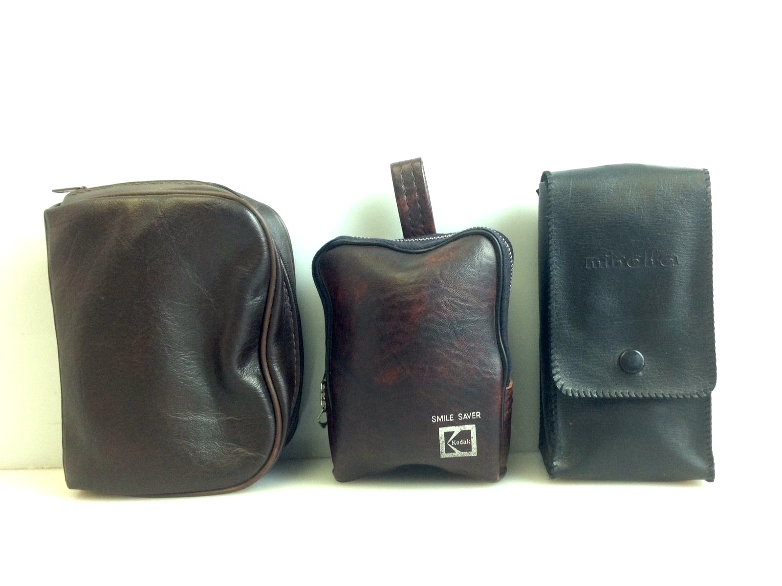 Lot of 3, 35mm Camera Lens & Flash JCPenny 1:2.8 F=135mm Focal Auto Minolta 320X