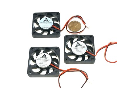 3 Pieces Fan 5v 4007 4cm mini slim small quiet 7mm gdstime 2pin heatsink A36