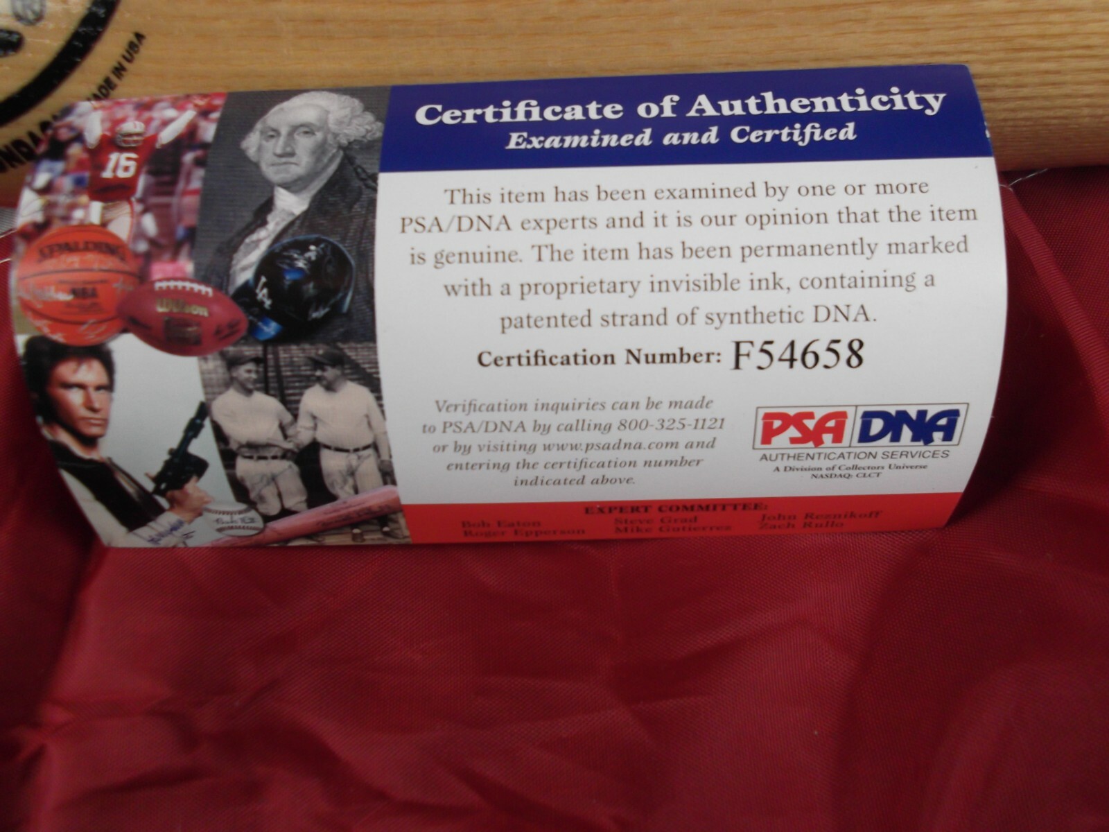 NICE SHARP CLEAN SIGNED DUKE SNIDER BASEBALL BAT WITH PSA/COA AND CLEAR CASE