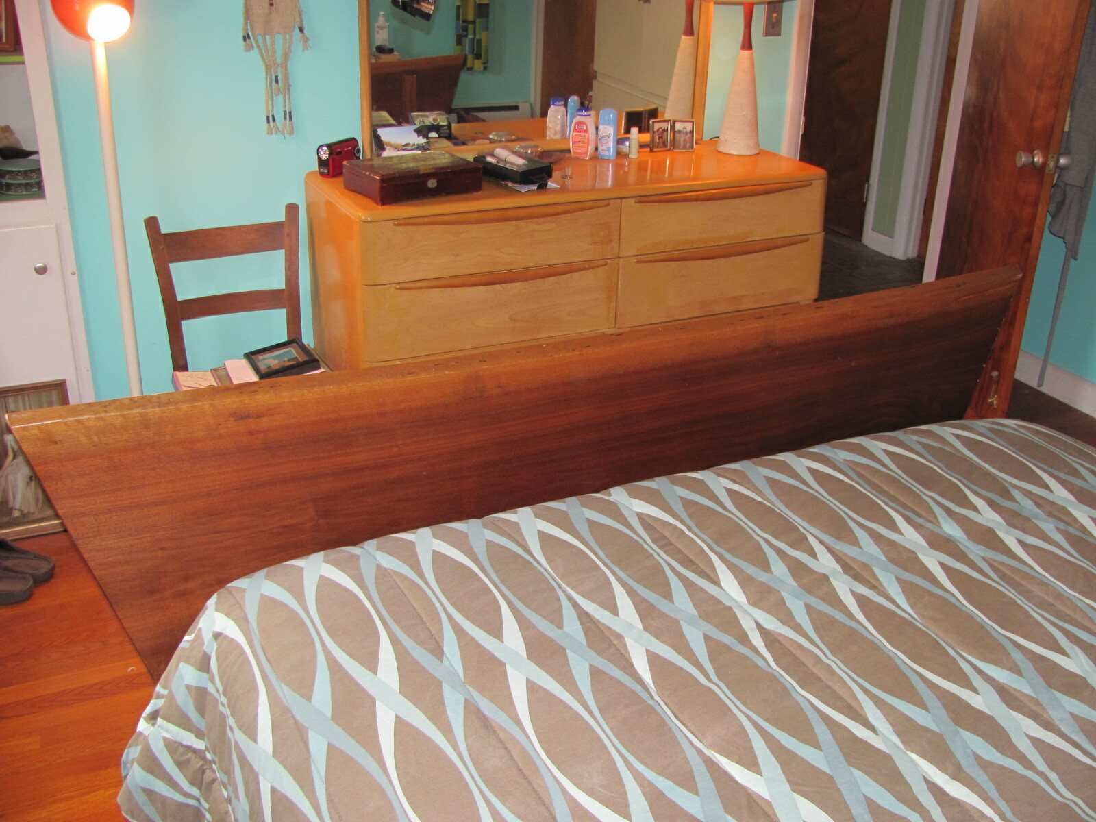 George Nakashima Walnut Headboard 72