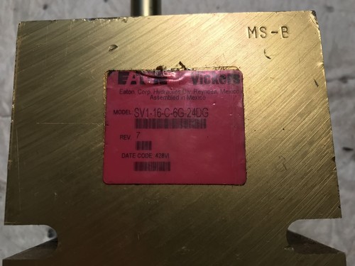 Eaton Vickers SV1-16-c-6G-24dg SOLENOID VALVE