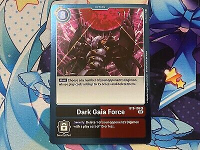 Dark Gaia Force - BT8-105 - NM - Digimon TCG
