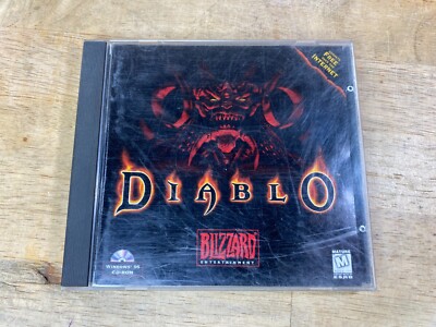 Diablo 1 PC CD-ROM Computer Game 1996 Windows 95 Original