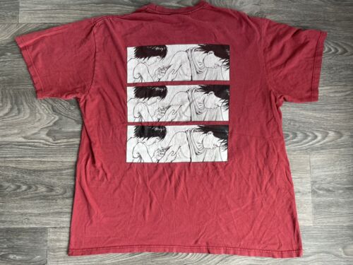 AKIRA Supreme Shirt Comic Anime Syringe Red Back Print Short AKIRA Supreme Shirt Comic Anime Syringe Red Back Print Short