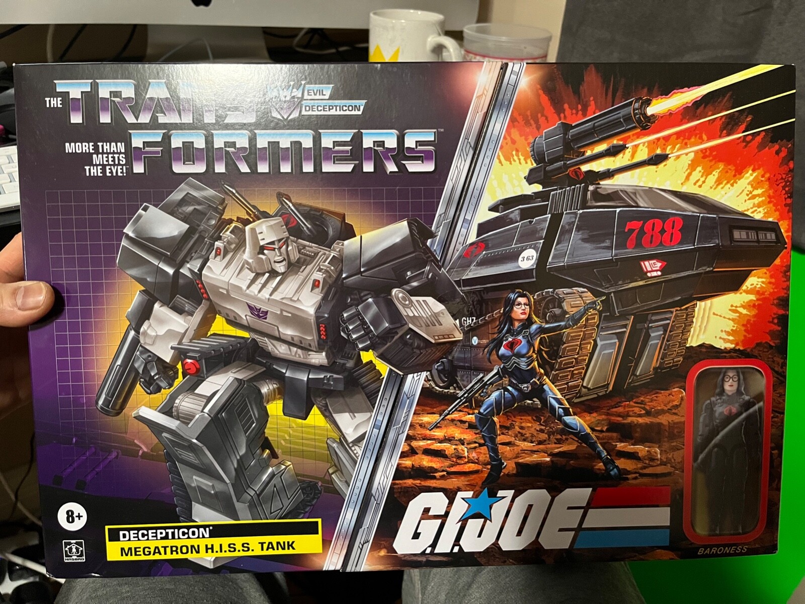 GI-Joe Transformers Crossover Megatron HISS Tank with