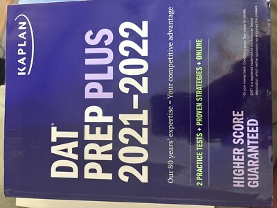 KAPLAN DAT PREP PLUS 2021-2022