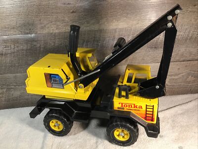 Vintage 1980's Mighty Tonka Pressed Steel Shovel Truck MR-970 Turbo Diesel