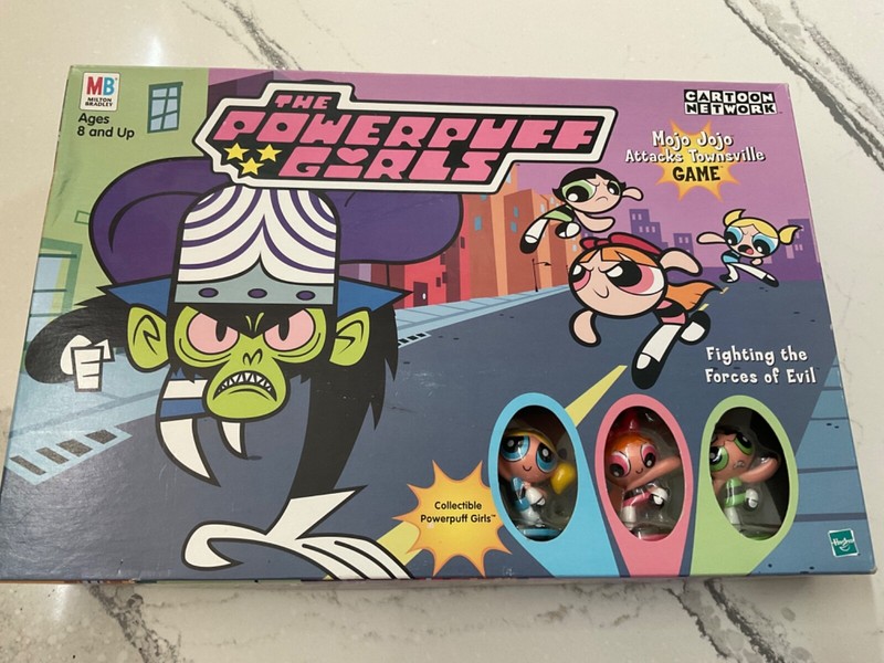 The Powerpuff Girls Mojo Jojo Attacks Townsville Game (2000) Board