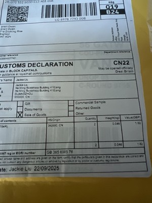 Item photo(s) from verified buyer