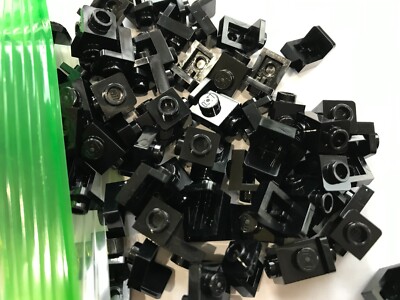 LEGO- NEW-#36841-BLACK-BRACKET 1 X 1- 1 X 1 -25 PIECES