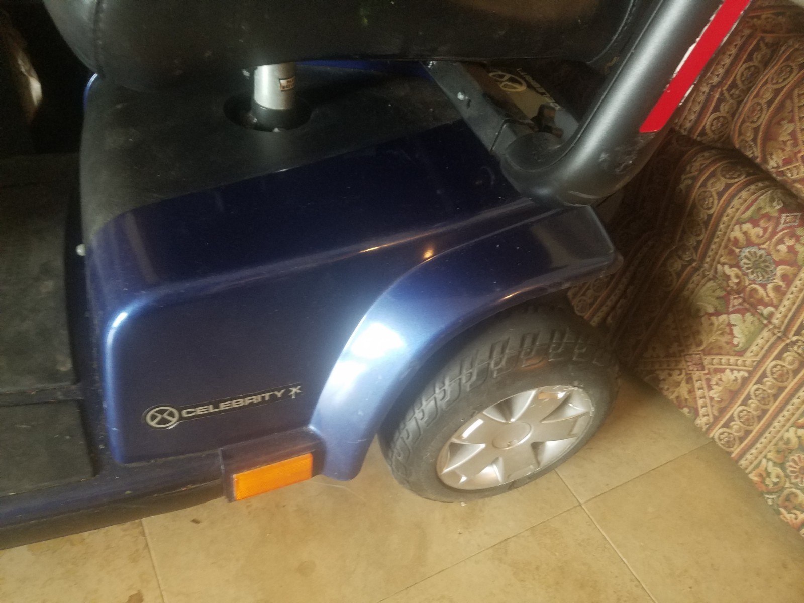 Pride Celebrity X 3 Wheel Scooter Wheel Power Mobility Scooter, 18