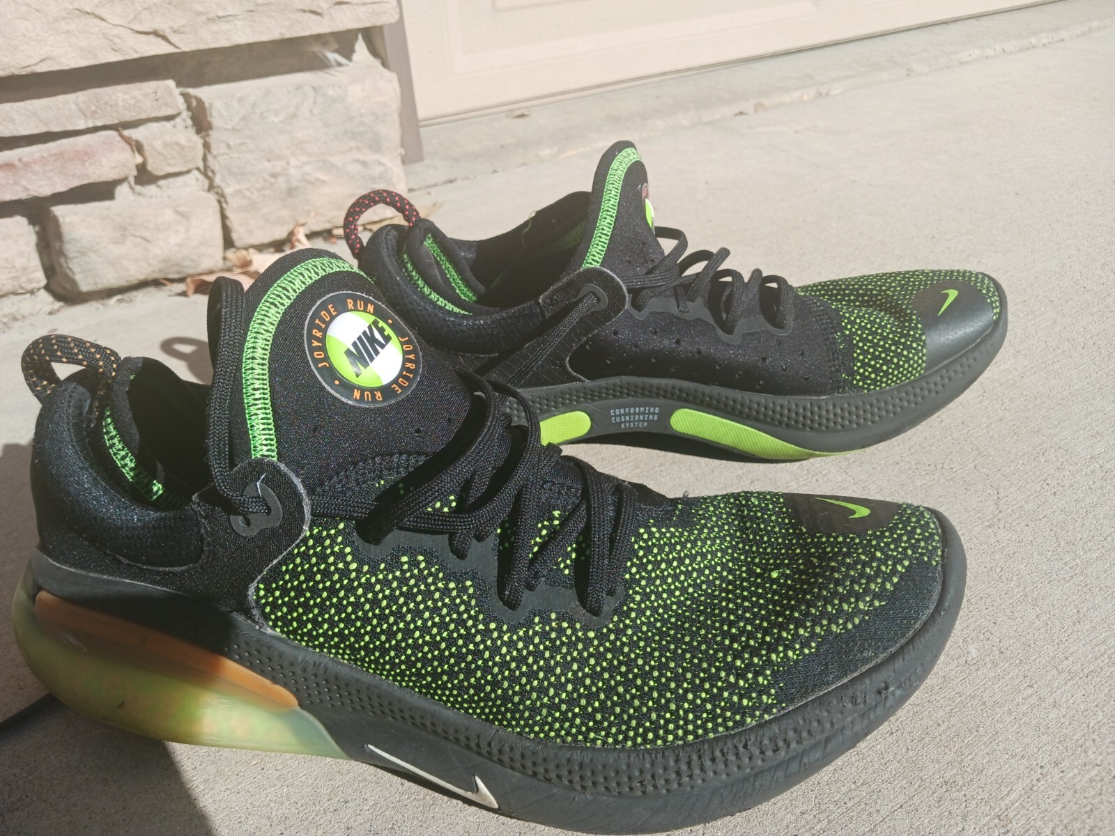 nike joyride run flyknit electric green