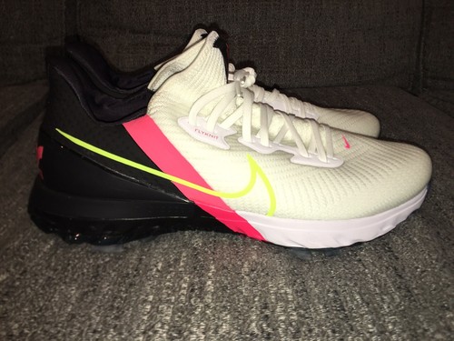 Nike Air Zoom Infinity Tour Golf Shoes White/Volt/Black