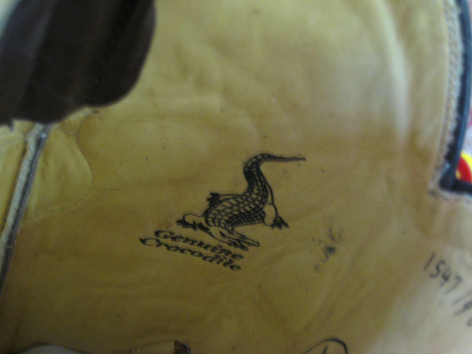 Pre-owned Los Altos Boots Los Altos Men Brown Genuine Crocodile Caiman Tail Western Cowboy Boot J-toe (d)