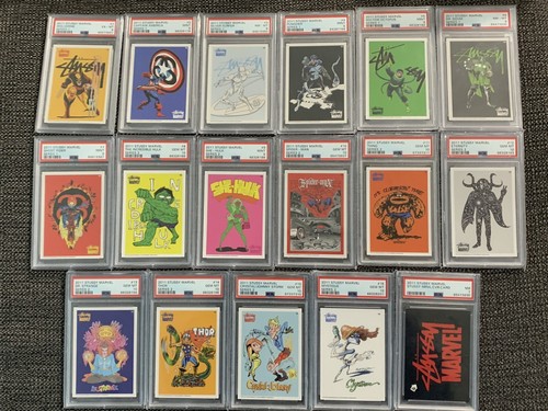 2011 Marvel Stussy Collectors Cards - Complete 17 Card Set 2011 Marvel Stussy Collectors Cards - Complete 17 Card Set