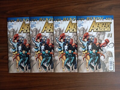 Avengers Academy 1 (2010)  1st Hazmat, Finesse, Mettle, Striker, Veil & Reptil