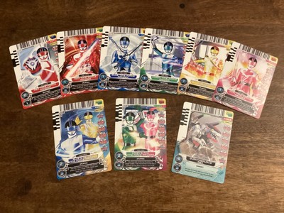 Power Rangers Action Card Game Lot of 9 Time Force Cards