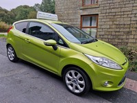ULEZ FORD FIESTA TITANIUM 1.4 3 DOOR GREEN PETROL MANUAL.  WARRANTY