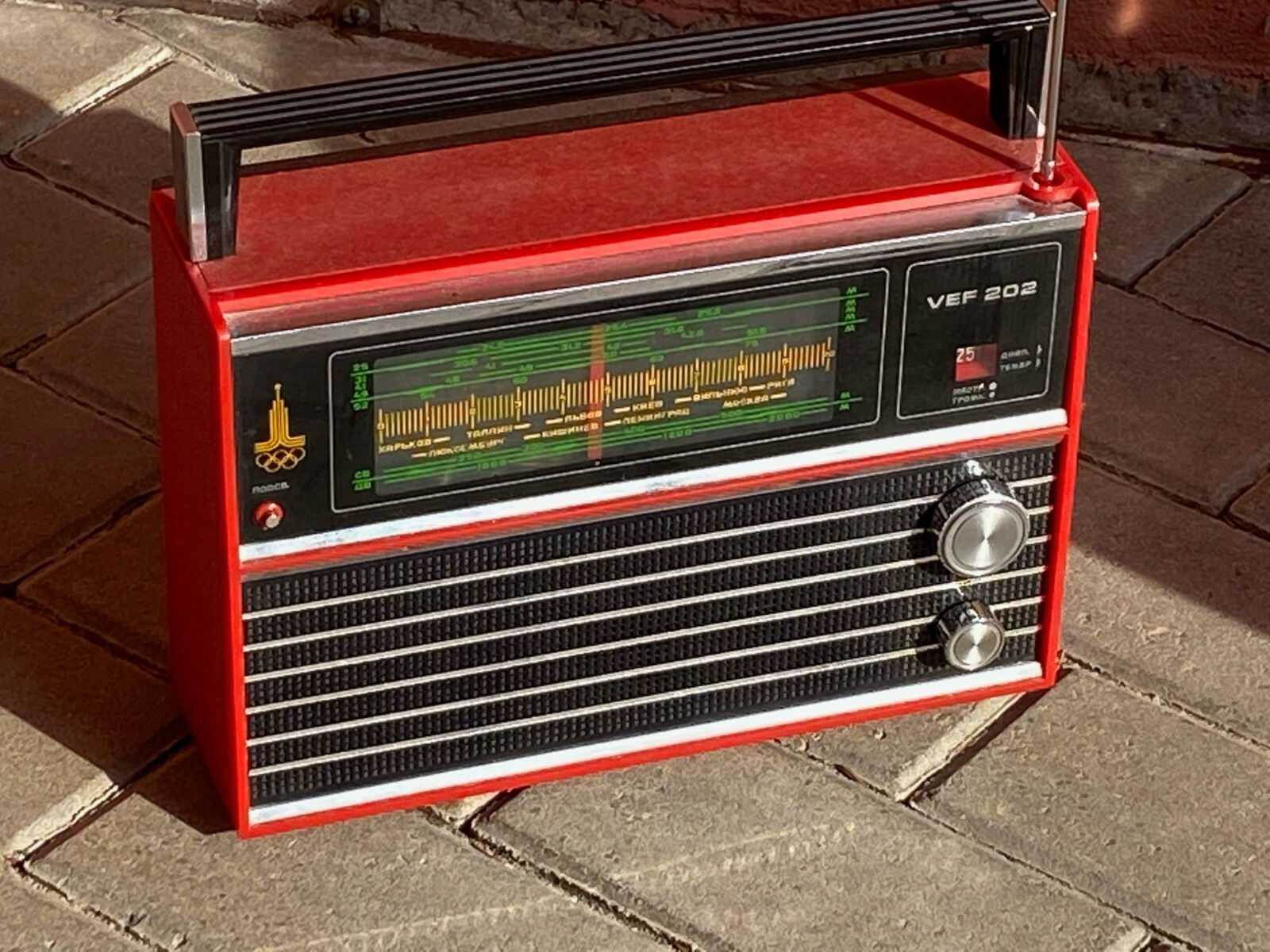 VEF 202 Vintage Radio Transistor Olympic Games 1980 USSR VEF 202 Vintage Radio Transistor Olympic Games 1980 USSR